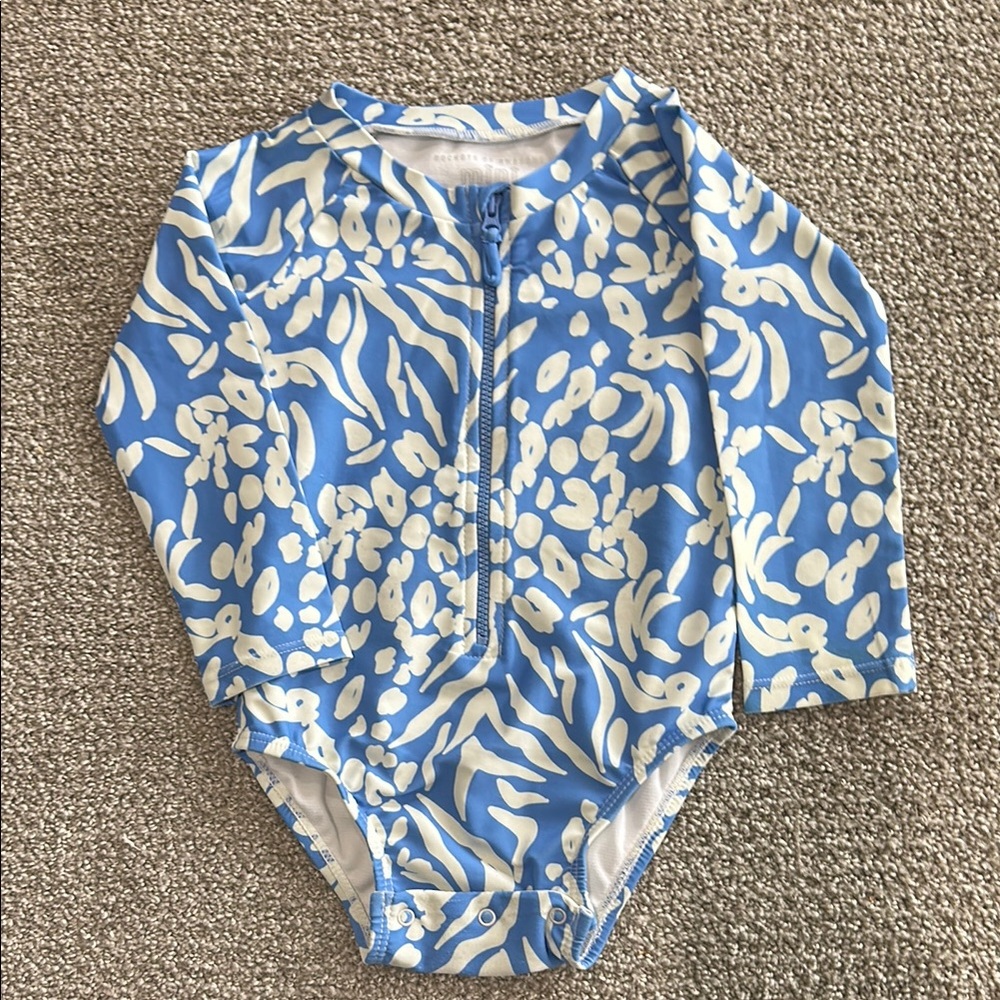 Rockets of Awesome rash guard one-piece suit, 18-24m
